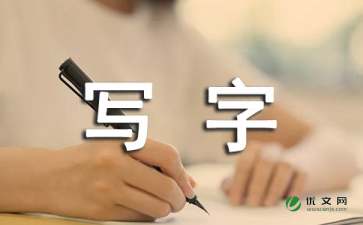 小学写字活动方案 