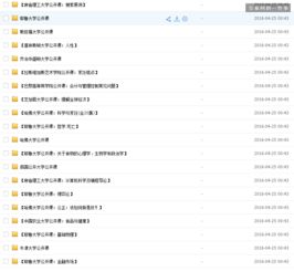 世界名牌大学公开课视频大全,光看到大学名字已经可以让你碉堡了 