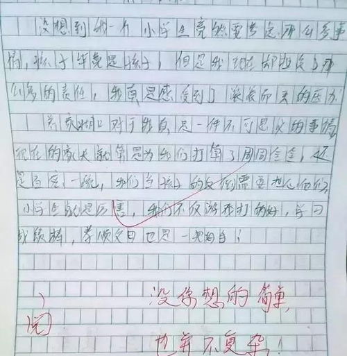 小学生作文 养家糊口 ,老师看后冷笑,家长 有你什么事瞎操心