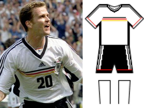 德国欧洲杯队服,哪个足球队的球服好看呢？