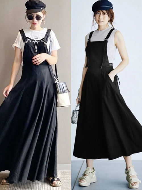 初夏穿什么优雅又高贵 当然是 小黑裙 ,日本女性基本人手一条
