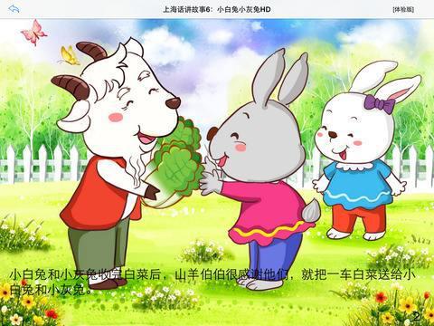 小白兔和小灰兔故事梗概,小白兔与小灰兔,各得一担送来的白菜,灰兔坐吃山空,白兔学会种白菜 原故事