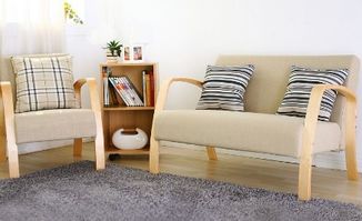 木沙发改造布艺沙发