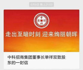 中科招商单祥双的 八字 战略 或将打场翻身仗 