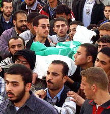 加沙城举行盛大葬礼 