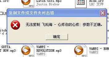 复制文件参数不正确,该怎麽解决 