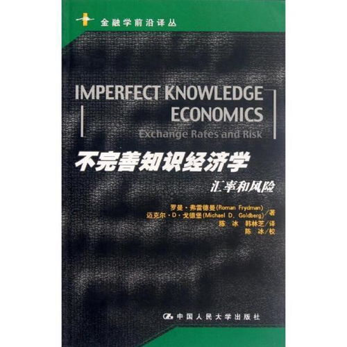 金融学前沿译丛 不完善知识经济学 汇率和风险
