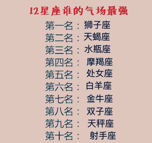 12星座喜欢一个人时最明显的信号 谁的占有欲最强,气场最大