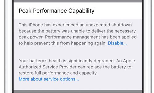 注意 iPhone X电池老化已经接近极限,不更换手机性能或受影响