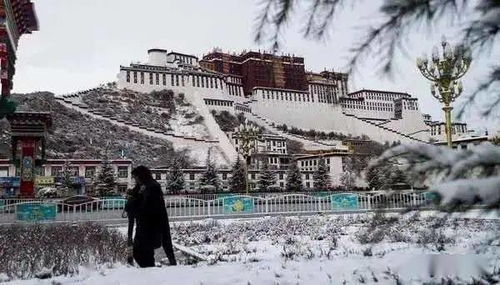 雪景里的中国古建筑