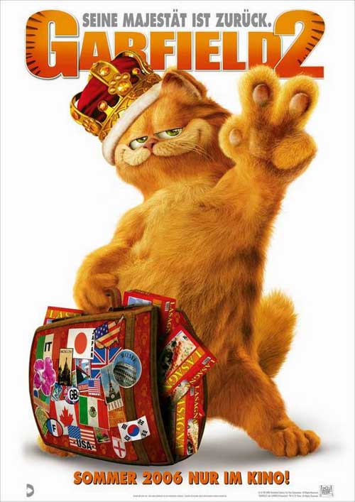 电影 加菲猫2之双猫记 精彩海报欣赏 