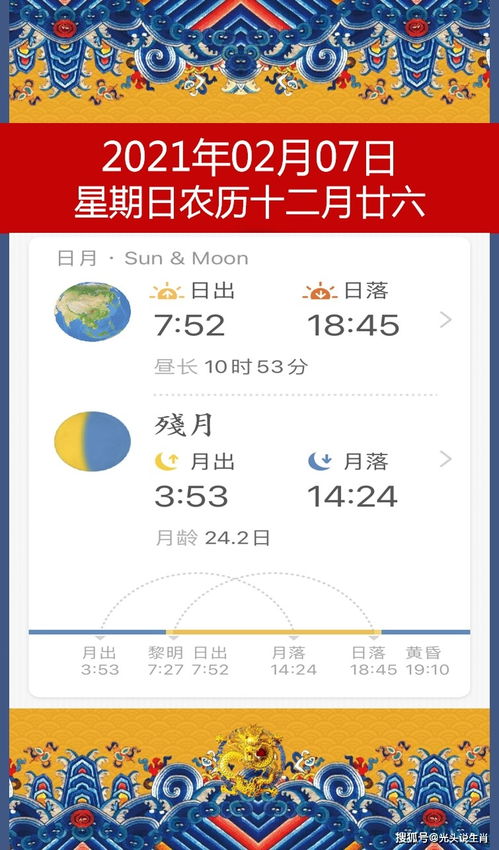 十二生肖2021年02月07日 庚寅月 每日运势