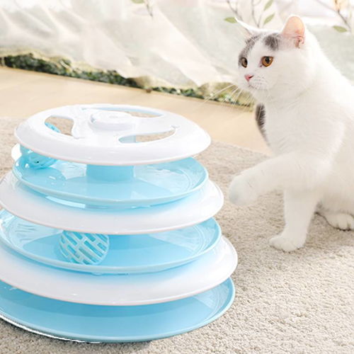 伊丽 五角DIY猫玩具 猫转盘 猫咪玩具 猫咪专区 波奇宠物商城 