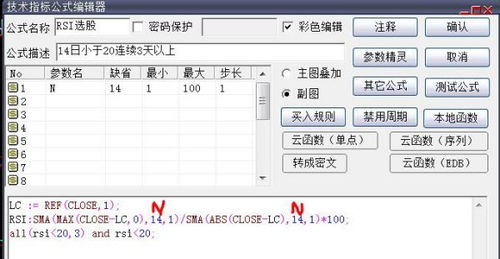 大神求个rsi选股公式