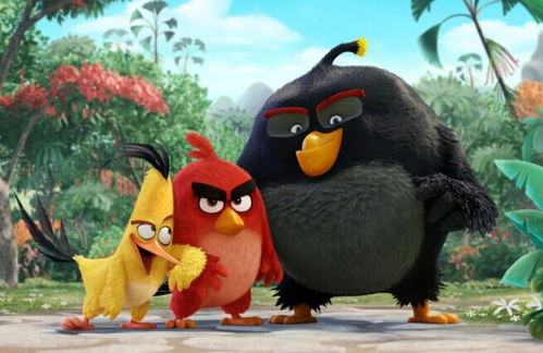 愤怒的小鸟电影2019,雷德和伦纳德的联盟。