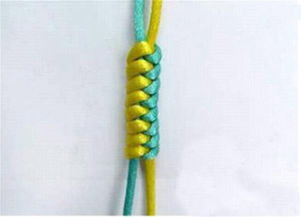 按蛇结的编法,一个女式的手链要多长的线
