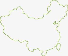 中国轮廓图 简笔画图片