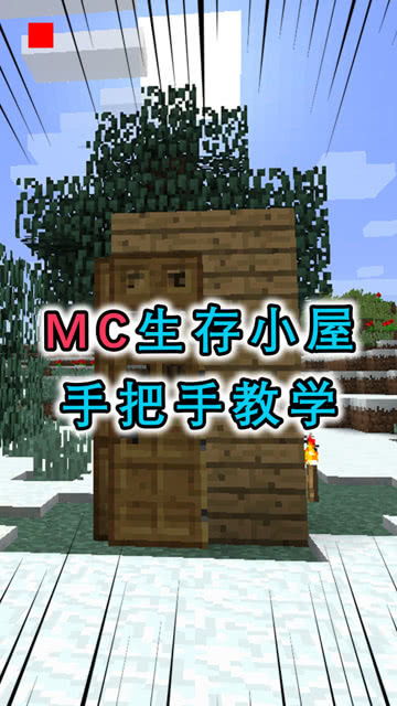 我的世界实用的2x2生存小屋教学,实现在MC蜗居 