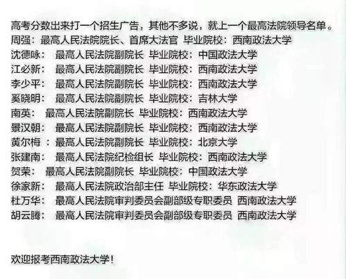 这就是我当初报考西南政法大学的原因 