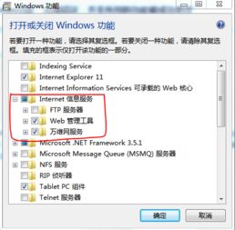 win10安装iis出现错误并非所有功能