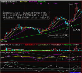 股票，中信证券里如何找到KDJ，CCI