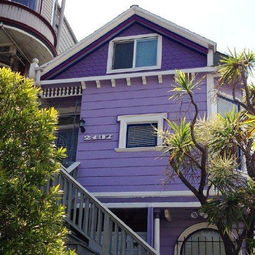 紫色的房子