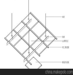 广州直销 新款600铝扣板 铝天花 双龙骨 专利产品