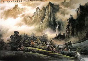 彩墨山水好看还是水墨好看，现代画美还是古代画美(现代彩墨山水画技法)