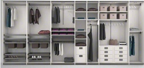 衣柜内部合理设计图,衣柜中的合理设计图指南:最大化空间利用率