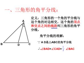 9.3三角形角平分线 中线和高 