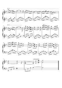 理查德 克莱德曼的钢琴曲 野花 的五线谱 