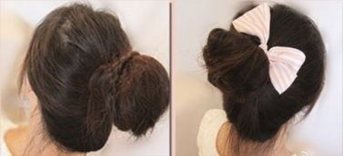 韩式清新编发丸子头扎法图解 纯美减龄必备发型
