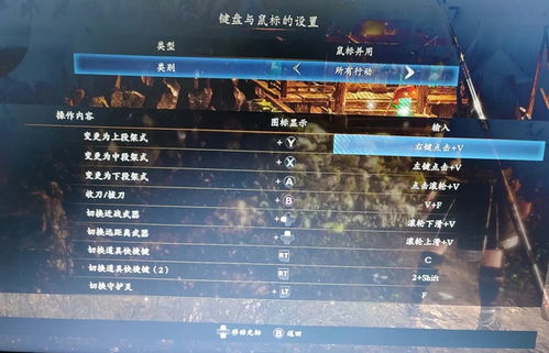 仁王2 PC版键鼠操作键位推荐 