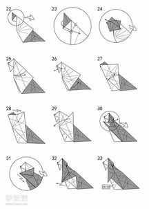 可爱立体折纸猫图解 手工猫的折纸方法步骤
