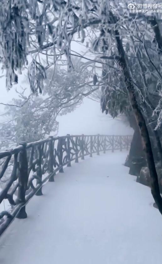 什么 湖南真的下雪了 没错,就在这些地方