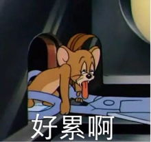 每日表情丨好累啊