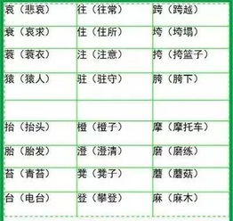 小学语文3 6年级 500个形近字组词,家长大呼必须人手一份 