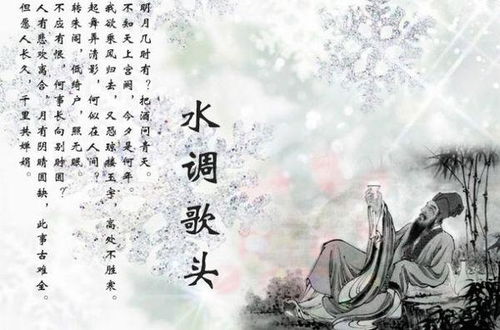 苏轼写的关于中秋节的诗 