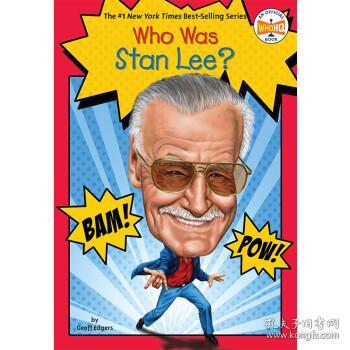 漫威之父传记 谁是斯坦 李 英文原版 Who Was Stan Lee 世界名人传记畅销儿童 