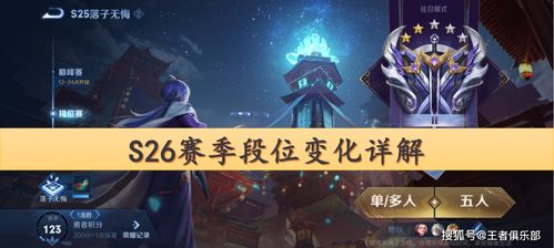 王者荣耀 S26赛季新增2个段位,最强王者即将 拿不出手