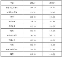 中国传媒大学2021美术生录取分数线