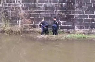 宜宾80岁老人倒在河里 两名90后特警直接跳进刺骨河水救人 