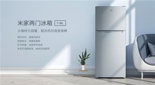 米家双门小冰箱118L预售开启 直降100元 到手仅789元 