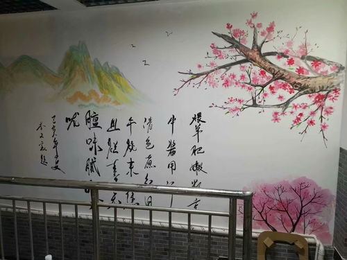 沧州墙体彩绘墙绘画画画墙画,32岁美术生的墙画