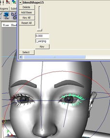 maya中眼睛有睫毛的模型如何绑定简单