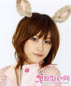 日本女星演绎可爱减龄短发造型 6