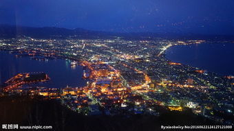 日本函馆夜景图片 