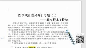 陈老师SPSS数据分析教程问答 18 独立样本T检验和单因素方差分析在问卷数据分析中的应用