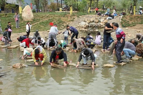 中国最 富有 的景区,河里装满黄金,只要给钱就能随便捞