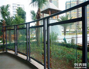 图 广东深圳最新最全玻璃阳台护栏,锌钢玻璃护栏厂家直销 深圳建材 